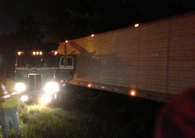 Tractor Trailer Accident, Central Region. Ashland, Virginia