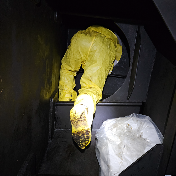 October Project Spotlight: Confined Space Tank Cleanup